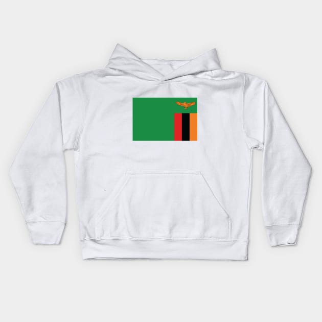 Zambia Kids Hoodie by Wickedcartoons